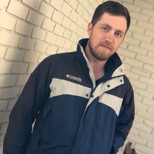 Men’s Columbia sportswear blue winter wear jacket